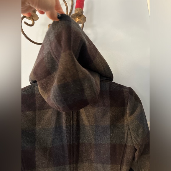 Theory Flannel Blazer with Removable Hood - Picture 2 of 7